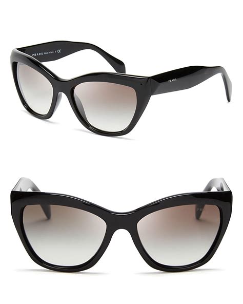 prada cat eye sunglasses polarized|prada 56mm cat eye sunglasses.